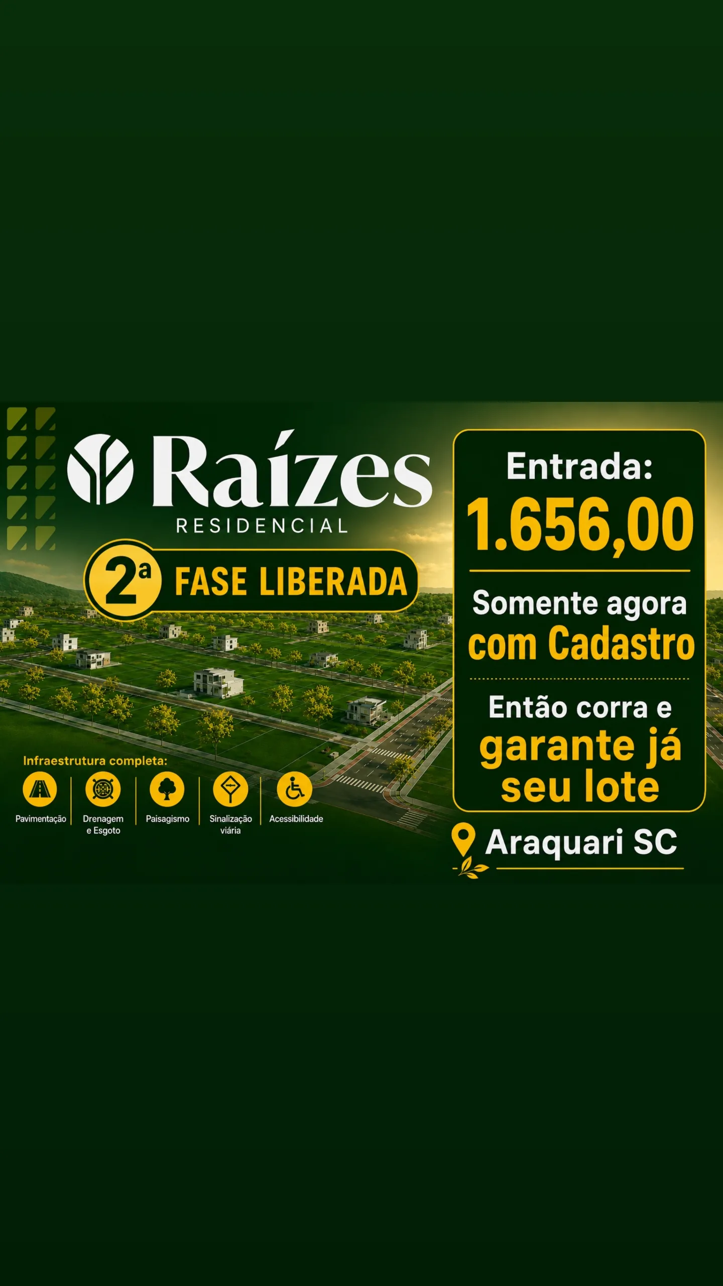 VENDO LOTES NO RAIZES FASE 2